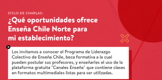 Enseña Chile Norte ofrece talleres gratuitos para comunidades escolares de las regiones de Arica, Tarapacá y Antofagasta 