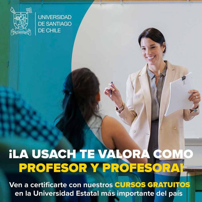 Usach lanza cursos certificados gratuitos para apoyar el fortalecimiento de profesores escolares en contexto de pandemia