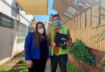 JUNJI Metropolitana y alcalde de Renca visitan obras de mejoramiento de jardines infantiles de la comuna