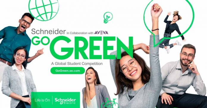 Schneider Electric abre convocatoria a Go Green 2022, el concurso para estudiantes que comparten su pasión por las ideas audaces y sostenibles