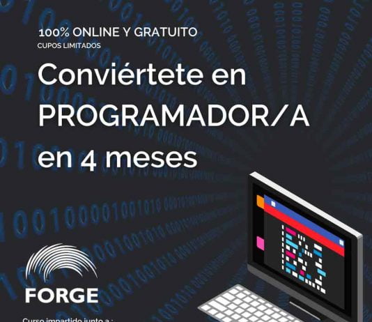 Jóvenes de todo Chile podrán acceder a formación en programación de forma gratuita