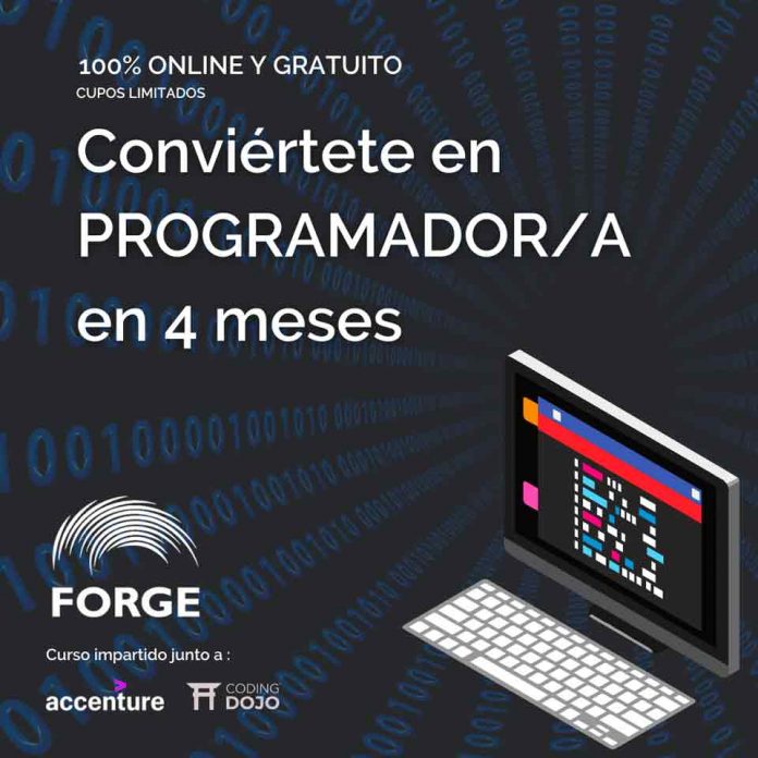 Jóvenes de todo Chile podrán acceder a formación en programación de forma gratuita