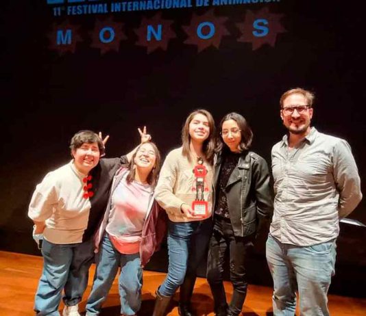 Estudiantes ganan mejor corto en festival Chilemonos