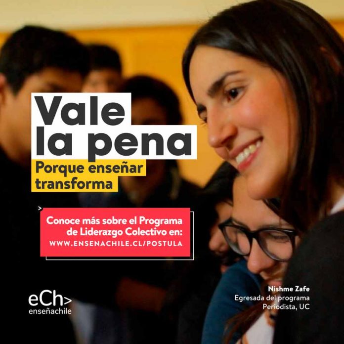 Fundación Enseña Chile: “Vale la pena”, la campaña que busca a personas que quieran hacer clases en colegios vulnerables del país