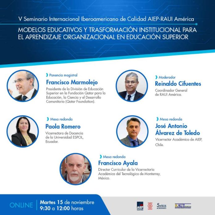 AIEP y RAUI América realizaron exitoso seminario internacional sobre Educación Superior. Modelos Educativos