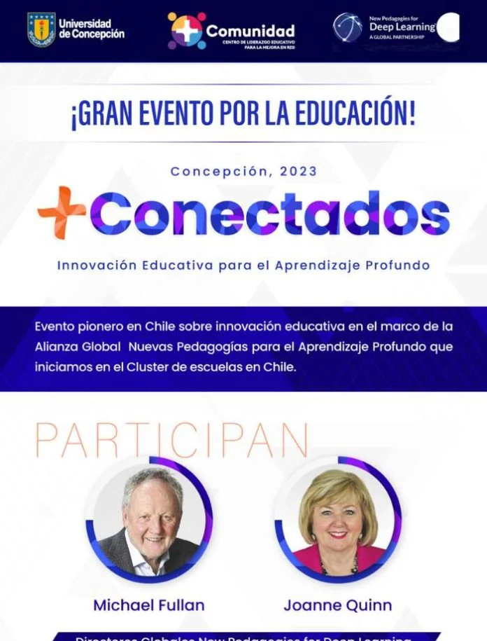 Concepción será escenario del 1° Encuentro de Innovación Educativa para el Aprendizaje Profundo en Chile, + Conectados Concepción será escenario del 1° Encuentro de Innovación Educativa para el Aprendizaje Profundo en Chile, + Conectados