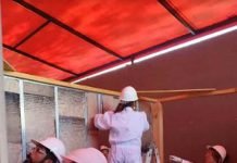 Empresa chilena Volcán ofrece cursos de capacitación para perfeccionarse en tabiquería