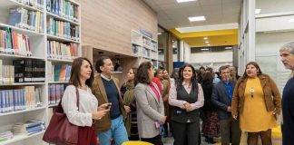 IP Virginio Gómez inauguró moderna biblioteca en Concepción