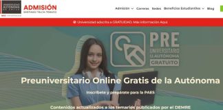 Abiertas postulaciones a preuniversitario gratuito de la Universidad Autónoma