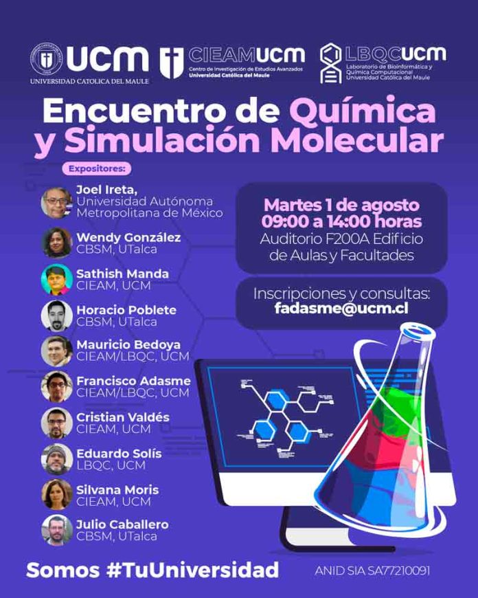 Anuncian encuentro con últimas novedades de la química Anuncian encuentro con últimas novedades de la química