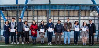 Estudiantes brasileños viven intercambio en liceo de La Florida