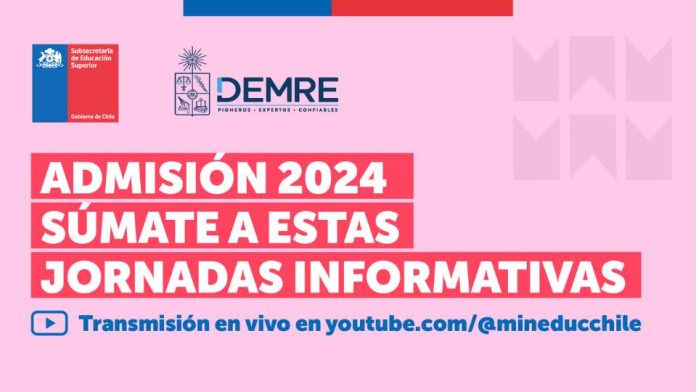 Mineduc y DEMRE realizarán jornadas informativas para quienes quieran ingresar a la educación superior