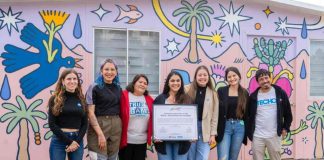 Tricolor y Fundación TECHO apoyaron a la comunidad de Forestal Alto en el pintado de fachadas y murales