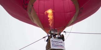 Desde un globo aerostático, Ministerio lanza Festival de las Ciencias 2023