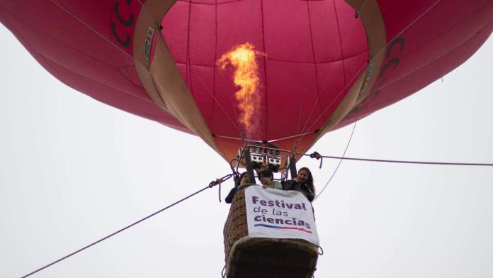 Desde un globo aerostático, Ministerio lanza Festival de las Ciencias 2023 Desde un globo aerostático, Ministerio lanza Festival de las Ciencias 2023