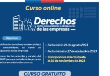 Sernac recuerda los cursos que buscan instruir a la población y empresas sobre la Ley del Consumidor