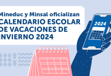 Mineduc y Minsal oficializan calendario escolar de vacaciones de invierno 2024