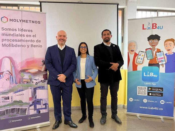 Filial de Molymet y Lab4u sellan alianza para fomentar la empleabilidad en áreas científicas en escolares de San Bernardo Filial de Molymet y Lab4u sellan alianza para fomentar la empleabilidad en áreas científicas en escolares de San Bernardo
