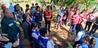 CNR conforma brigada escolar para el cuidado del agua en escuela rural de Los Ángeles
