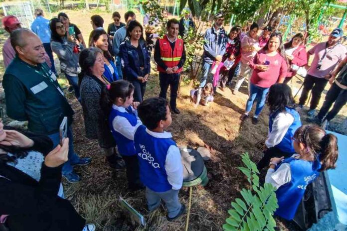 CNR conforma brigada escolar para el cuidado del agua en escuela rural de Los Ángeles