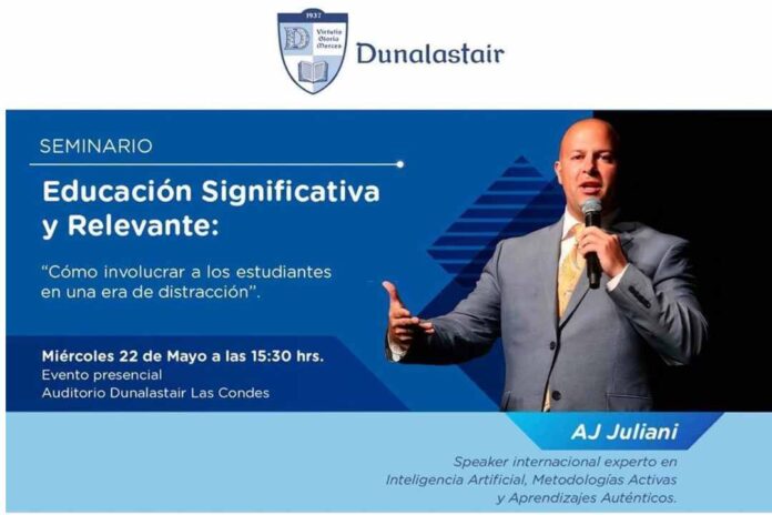 Experto internacional visita Chile para exponer sobre la Aprendizaje Basado en Proyectos e Inteligencia Artificial Experto internacional visita Chile para exponer sobre la Aprendizaje Basado en Proyectos e Inteligencia Artificial