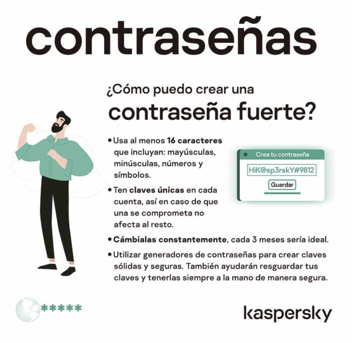 Fortaleciendo la muralla digital: Kaspersky comparte cuatro consejos para reforzar las contraseñas