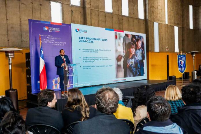 Ministro Cataldo presenta la Cuenta Pública Participativa 2024 del Mineduc: “Nuestro objetivo es velar por una educación integral y garantizar el bienestar de las comunidades educativas”