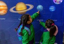 Qué la fuerza los acompañe: Párvulos visitaron el Planetario para aprender sobre el espacio 