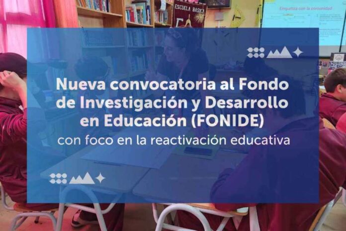 FONIDE 2024 Mineduc abre nueva convocatoria, con foco en la reactivación educativa (1) FONIDE 2024: Mineduc abre nueva convocatoria, con foco en la reactivación educativa