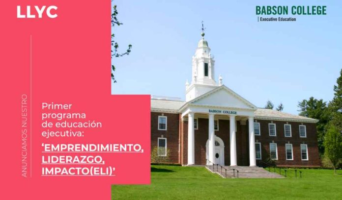LLYC colabora con Babson College para lanzar su primer programa de educación ejecutiva en español