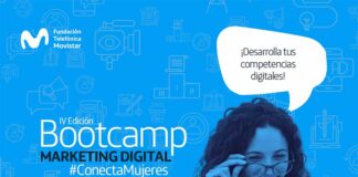 ¡Exclusivo para Mujeres! FUNDACIÓN TELEFÓNICA MOVISTARNueva edición Bootcamp de Marketing Digital, Online y gratuito FUNDACIÓN TELEFÓNICA MOVISTAR #CONECTAMUJERES