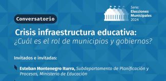 Participa en el conversatorio “Crisis de Infraestructura Educativa: ¿Cuál es el rol de Municipios y Gobiernos?” Crisis de Infraestructura Educativa