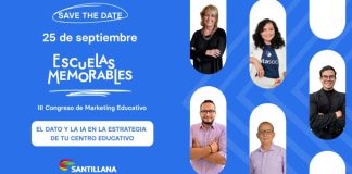 Santillana abordará la importancia del dato y la IA en su Congreso de Marketing Educativo ‘Escuelas Memorables’