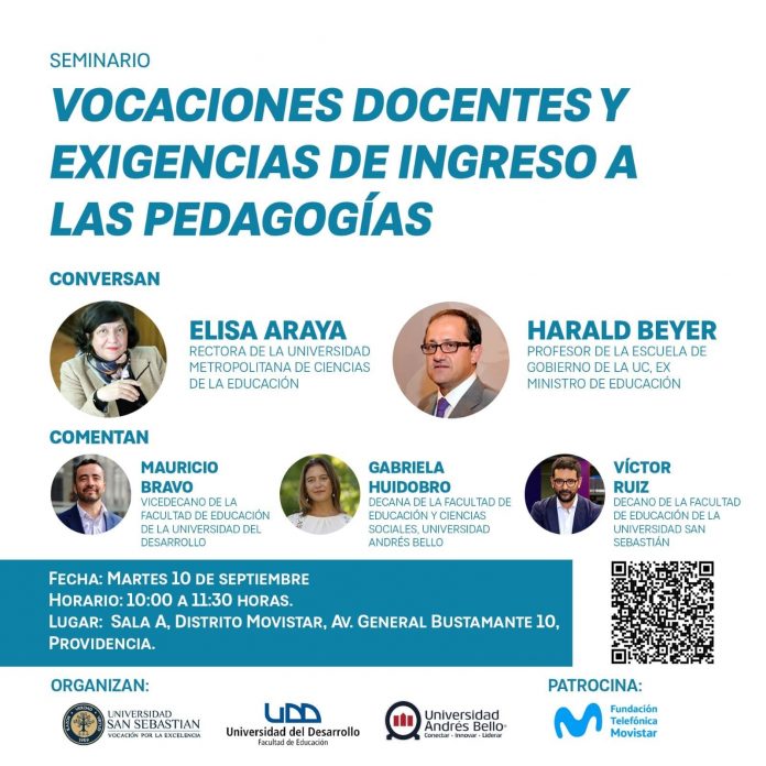 Seminario Vocaciones docentes y exigencias de ingreso a las pedagogías