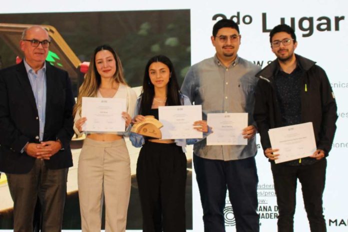 Estudiantes de la USM ganan Concurso de Diseño de Semana de la Madera 2024