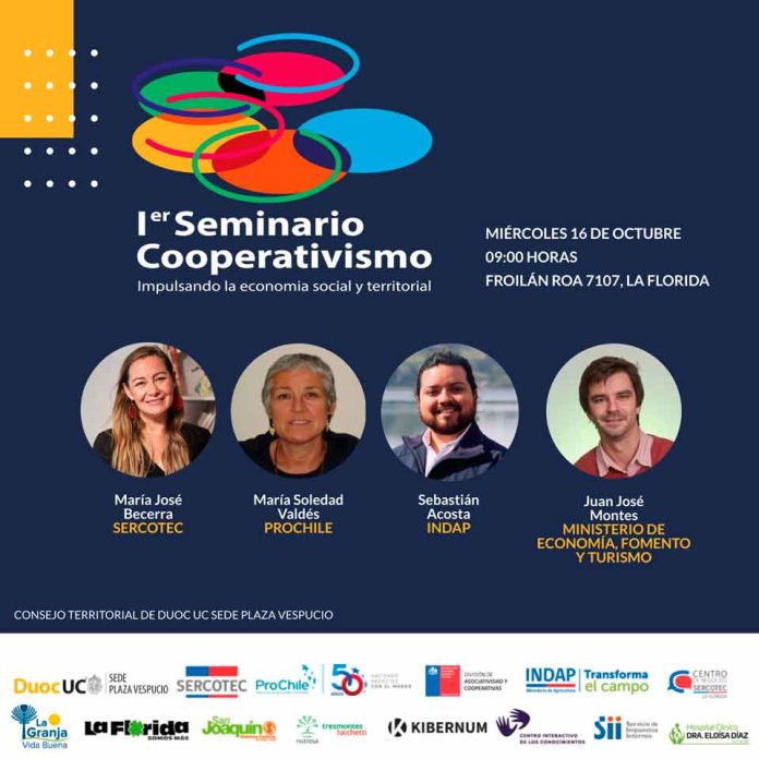 Sé parte del 1° Seminario de Cooperativismo: Impulsando la economía social y territorial