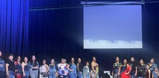 Agrupación “Guatitas de Delantal” presentó desfile de moda de ropa reciclada