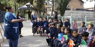 Con taller de reciclaje, carpintería y pintura Fundación Patio Vivo celebra el Día de las Clases al aire libre