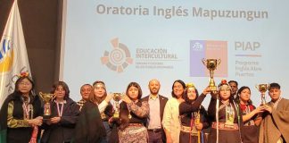 Establecimientos de Victoria fueron los grandes ganadores de la 3° versión del encuentro de oratoria English - Mapuzungun