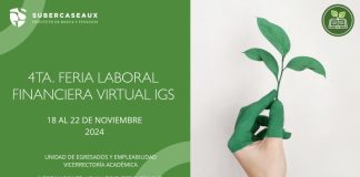 4ta Feria Laboral Financiera Virtual IGS 2024: promoviendo el futuro de las finanzas verdes y la sostenibilidad
