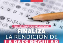 Aplicación de la PAES Regular terminó en completa normalidad y con 88% de asistencia