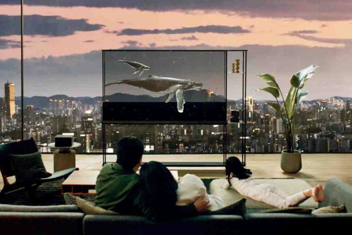 EL PRIMER TELEVISOR 4K OLED TRANSPARENTE Y REALMENTE INALÁMBRICO DEL MUNDO OFRECE UNA NUEVA EXPERIENCIA DE PANTALLA