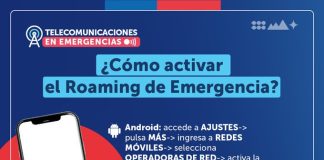 Subtel despliega "roaming de emergencia" y explica cómo activarlo