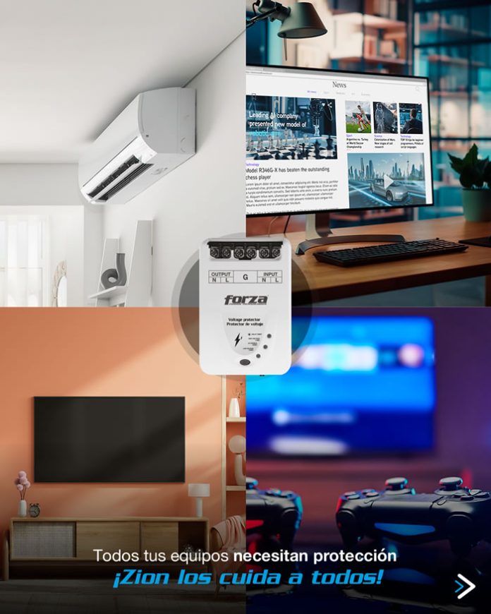 Forza presentó en Chile su nuevo Protector de Voltaje de la línea Zion