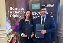 Escuela de Negocios UAI y Banco Ripley firman alianza de colaboración para fomentar la educación financiera