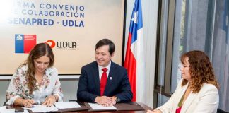 SENAPRED y UDLA firmaron convenio de colaboración en GRD y salud mental