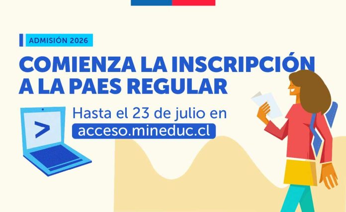 Comenzó la inscripción a la Prueba de Acceso a la Educación Superior (PAES) Regular para la Admisión 2026