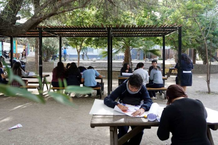 ONG busca transformar patios escolares en verdaderos refugios climáticos