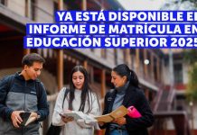 5 años de crecimiento sostenido: matrícula en Educación Superior creció un 5% respecto al 2024 5 años de crecimiento sostenido: matrícula en Educación Superior creció un 5% respecto al 2024