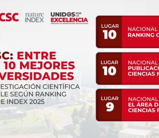 UCSC entre las 10 mejores universidades chilenas en investigación científica, según Ranking Nature Index 2025